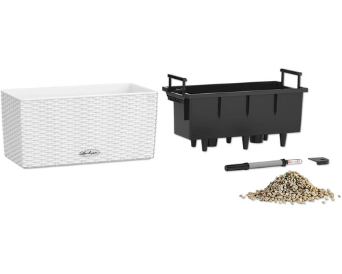 Pflanzkasten mit Bewässerungssystem, Wasserstandsanzeiger und Blähton