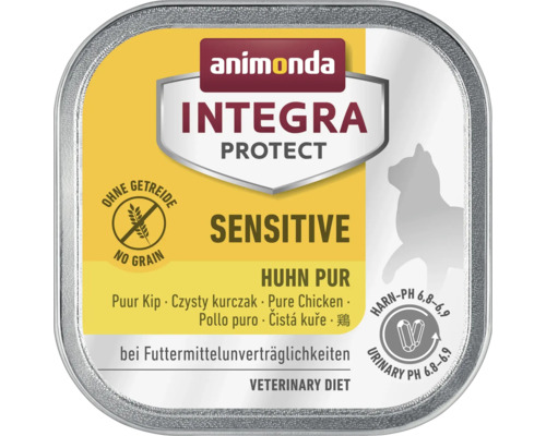 Katzenfutter nass animonda Protect Sensitive Huhn pur 100 g