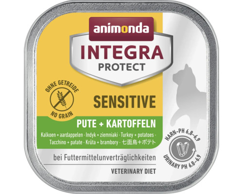 Katzenfutter nass animonda Protect Sensitive Pute & Kartoffeln 100 g