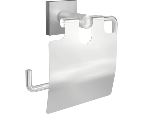 Toilettenpapierhalter aus Metall mit Klappe