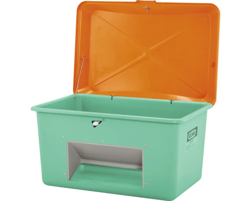 Futterkiste mit Deckel, 400 Liter