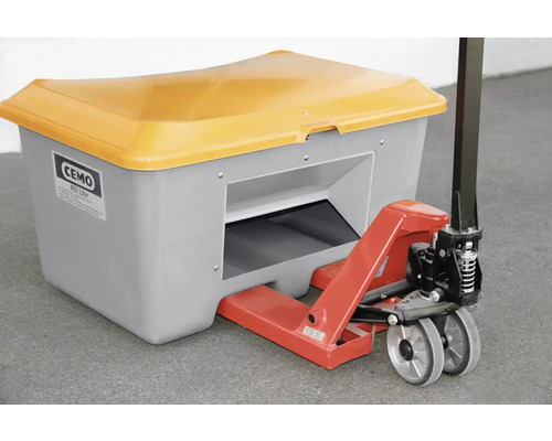 Cemo Vorratsbehälter 400 Liter mit Hubwagen