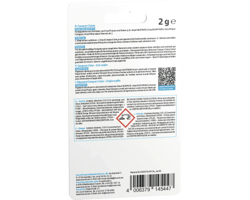 Informationen zu Knauf Compact Colors Farbpigmenten und Anwendungshinweise