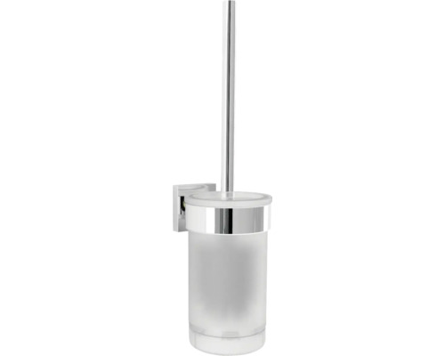 Wand-WC-Garnitur aus Glas und Metall