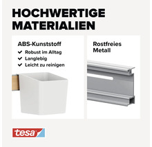"Materialien: ABS-Kunststoff, robust, langlebig und leicht zu reinigen