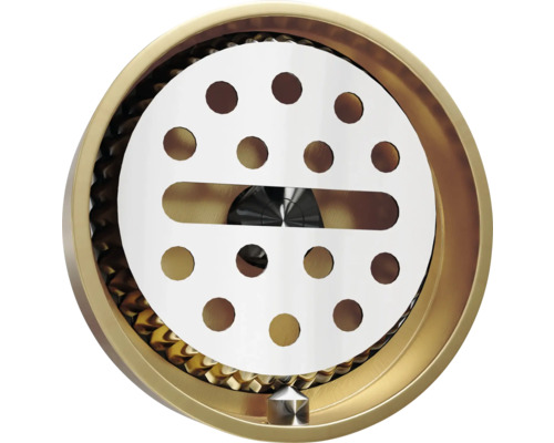 Ablaufgarnitur mit Siebeinsatz für Waschbecken