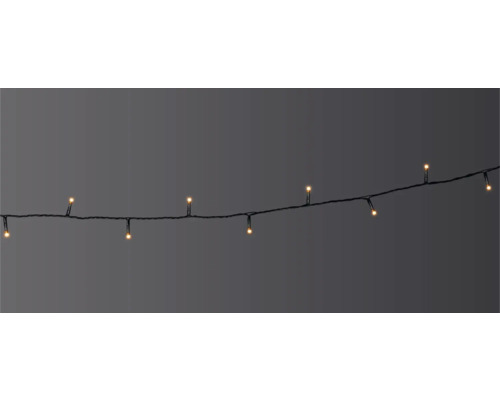 Lichterkette mit mehreren warm leuchtenden LEDs
