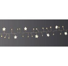 Lichterkette mit Sternen und Leuchten