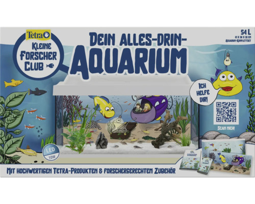 Tetra Komplett-Aquariumset für kleine Forscher, 54 Liter