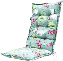 Gartenstuhlauflage mit Kranich- und Blumenmuster