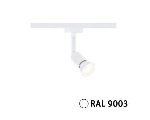 Weiße Schienenleuchte