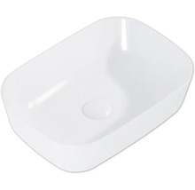 Jungborn Aufsatzwaschbecken NONUS DECEM 455 x 325 mm weiß glänzend