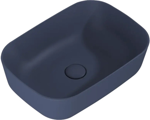 Jungborn Aufsatzwaschbecken NONUS DECEM 455 x 325 mm navy blau matt