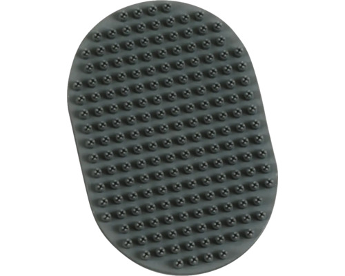 Ovaler Gumminoppenreiniger mit Noppenstruktur