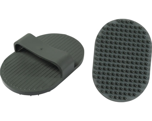 Pferdebürste mit Griff und Noppen