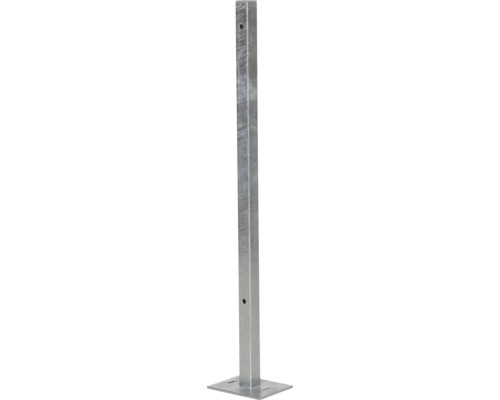 Geländerstütze verzinkt H:860 mm für Bodenmontage