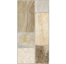 Dekorative Wandverkleidung mit Steinoptik für Innenräume.