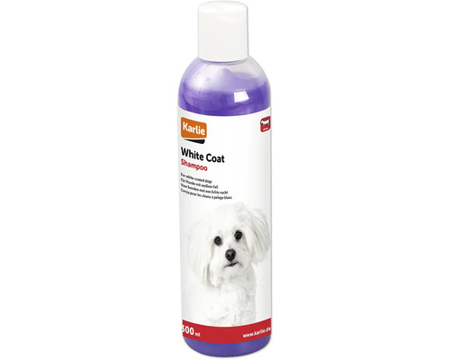 Shampoo Karlie White Coat für Hunde mit weißem Fell 300 ml Karlie White Coat Shampoo für Hunde mit weißem Fell, 300 ml