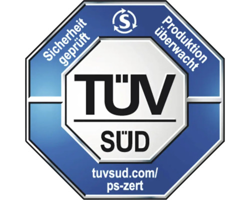 TÜV SÜD Siegel: Sicherheit geprüft, Produktion überwacht