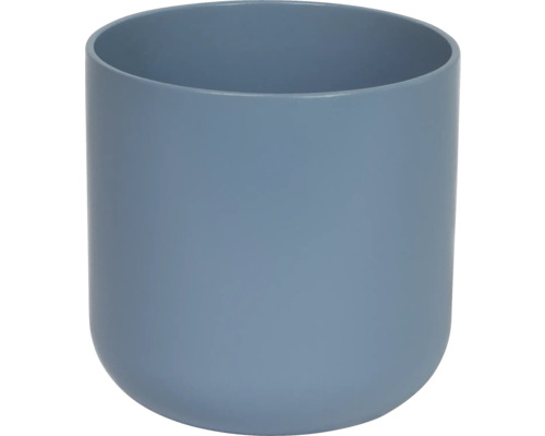 Blumentopf Keramik 10 x 10 x 9,5 cm blau