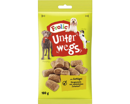 Hundesnack Frolic Unterwegs mit Geflügel 180 g