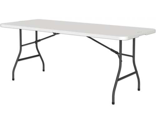 Gartentisch Klapptisch Oskar 182,8 cm Klapptisch mit Metallbeinen und Kunststoffoberfläche