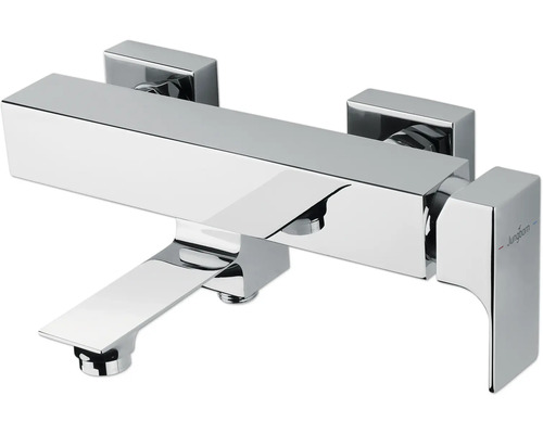 Aufputz-Wannenarmatur aus Chrom