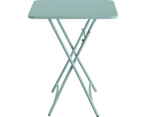 Quadratischer Klapptisch aus Metall für den Außenbereich