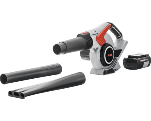 Akku-Laubbläser mit Düsenaufsatz und Akku