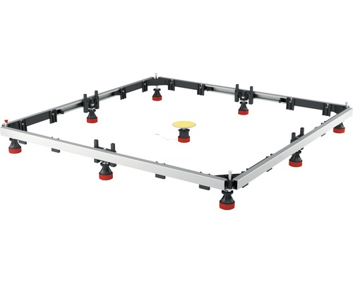 Einbaurahmen SCHULTE ExpressPlus für Duschbecken 750-1000/800 -1000 mm EP5642 Quadratischer Duschwannenrahmen mit verstellbaren Füßen.
