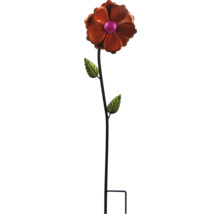 Dekorative Gartenstecker Blume mit Blättern