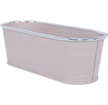 Pflanztopf Metall 27,5 x 11,3 x 9 cm rosa