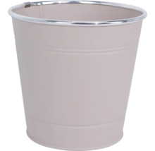Pflanzgefäß Metall rund Ø 16 cm H 14,7 cm rosa