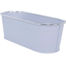 Pflanztopf Metall 27,5 x 11,3 x 9 cm lila