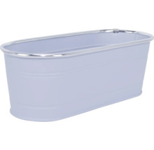 Pflanztopf Metall 27,5 x 11,3 x 9 cm lila