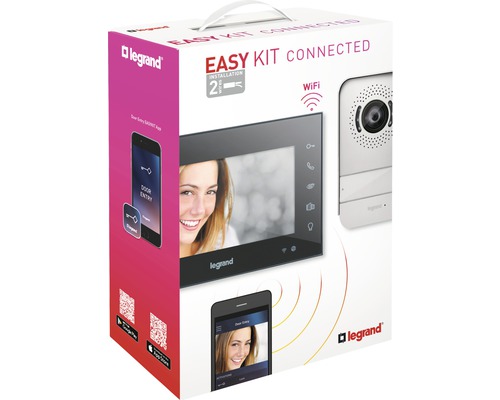 Verpackung eines Legrand Türsprechanlagen Sets mit WLAN