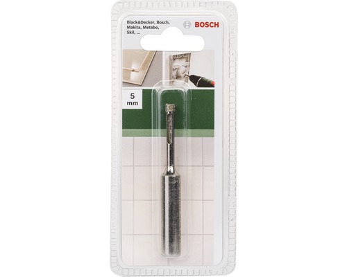 Bosch Fliesenbohrer mit 5 mm Durchmesser in Verpackung