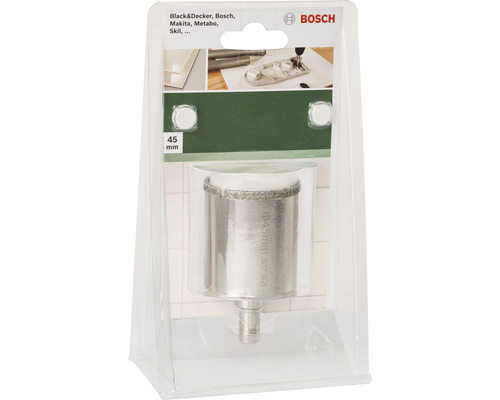 Bosch Fliesenlochsaege mit 45 Millimeter Durchmesser in Verpackung