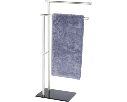 Freistehender Handtuchhalter aus Metall mit Handtuch