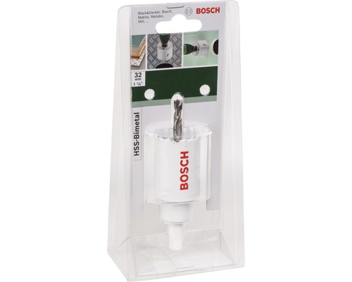 Bosch HSS Bimetall Lochsäge, 32 Millimeter in Verpackung