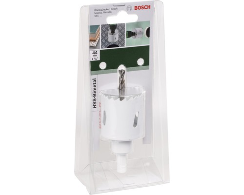 Bosch Lochsäge, 44 Millimeter, Bimetall HSS, in Verpackung