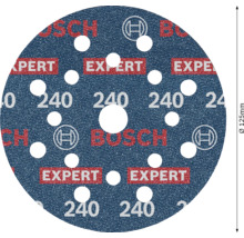 Bosch Exzenter-Schleifpapier Expert M480, Körnung 240, Durchmesser 125 mm