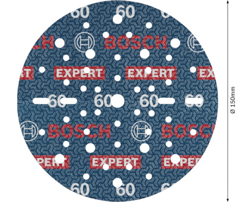 Bosch Expert Schleifscheibe, Korngröße 60, Durchmesser 150 mm