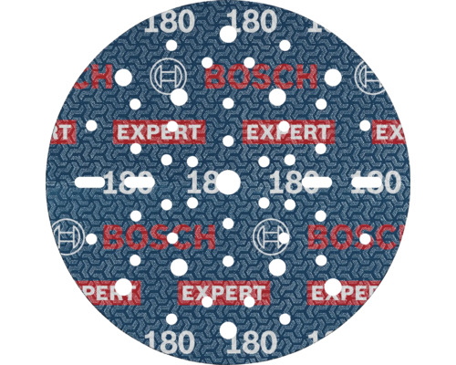 Schleifblatt für Exzenterschleifer Bosch, 150mm, Korn 180, Gelocht, 50 Stück