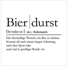 Illustration von Bierdurst mit Definition