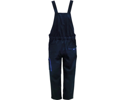 Blaue Arbeitslatzhose von hinten