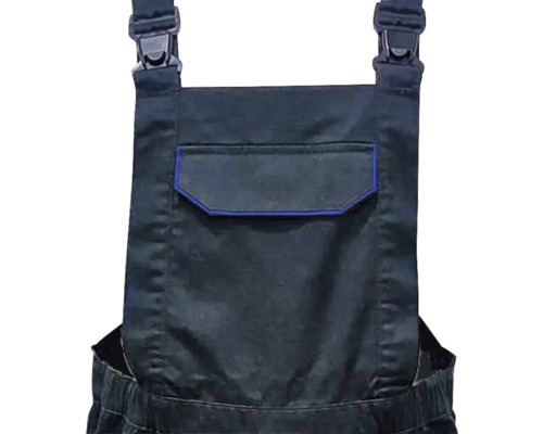 Detail einer Arbeitslatzhose mit Tasche