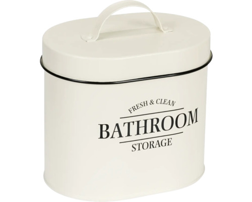 Aufbewahrungsdose aus Metall für Badezimmer