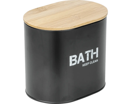 Kosmetikbox mit Bambusdeckel für das Badezimmer