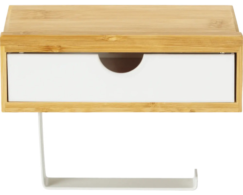 Toilettenpapierhalter mit Ablage und Schublade